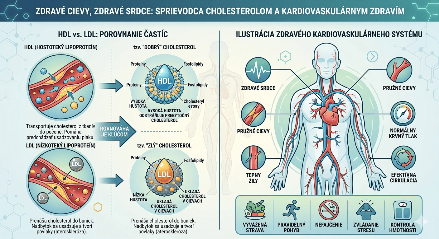 cholesterol dobrý a zlý
